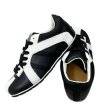 画像3: Square Toe Zebra Color Matching Lace-Up Leather Sneakers　スクエアトゥ ゼブラカラーマッチング レースアップレザースニーカー　シューズ　スニーカー (3)