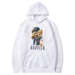 画像2: Unisex Stadium jumper bear print hoodie sweatshirt 　 男女兼用　ユニセックス スタジャンベア  プリントフーデー パーカー スウェットトレーナー (2)