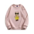 画像4: Unisex Argyle sunglasses bear print sweatshirt 　 男女兼用　ユニセックス  プリントアーガイルサングラスベア スウェットトレーナー (4)