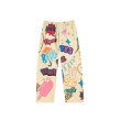 画像2: Unisex Pop Design Monogram sweatpants trousers 男女兼用　ユニセックス　ポップなデザイン　総柄　モノグラム　スウェット　パンツ (2)