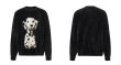 画像6: Unisex  Dalmatian knitted round neck sweater knit　 ユニセックス　男女兼用　ダルメシアン編み込みラウンドネック セーター ニット (6)