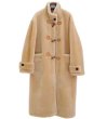 画像1: Women's Merino Lamb Fur French Long　ラムウールロングコート (1)