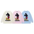 画像4: Mickey Mouse color knitted round neck distressed sweater 　男女兼用ユニセックスミッキーマウスカラーミッキー編み込みクールネックダメージセーター ニット (4)