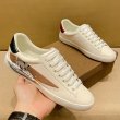 画像4: 24 Unisex Mens Tom and Jerry Paint Leather  Ace stripes mark sneakers ユニセックス メンズ 本革 レザー ライン入り エース トムとジェリー ペイント レースアップ スニーカー (4)