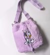 画像3: Daisy Duck Fur Tote Shoulder Crossbody Bag snoopy デイジーダックファーモコモコトートショルダークロスボディバッグ (3)