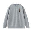 画像3: Stylish bear accent print Sweat Shirt  ユニセックス 男女兼用 ワンポイントおしゃれベア  プリント スウェットシャツ トレーナー  (3)