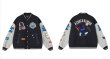 画像1: Unisex Achock Baseball Embroidered Stadium Jumper Baseball Uniform jacket Blouson  jacket　 ユニセックス 男女兼用Achockベースボール刺繍スタジアムジャンバー スタジャン MA-1 ボンバー ジャケット ブルゾン (1)