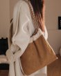 画像6: Sheepskin style quilted chain shoulder strap tote shoulder crossbody bag　シープスキンスタイルキルティング チェーンショルダーストラップトートショルダークロスボディバッグ (6)