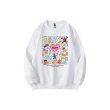 画像4: Pop Happy graffiti print Long Sleeve pullover trainer ユニセックス 男女兼用ポップグラフィックプリントプルオーバートレーナー (4)