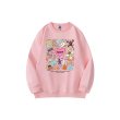 画像3: Pop Happy graffiti print Long Sleeve pullover trainer ユニセックス 男女兼用ポップグラフィックプリントプルオーバートレーナー (3)