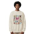 画像1: Pop Happy graffiti print Long Sleeve pullover trainer ユニセックス 男女兼用ポップグラフィックプリントプルオーバートレーナー (1)