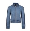 画像2: Vintage Back button Denim GJean Zip up Jacket blouson ユニセックス 男女兼用 ヴィンテージ バックボタン ジップアップ Gジャン ジャケット ブルゾン (2)