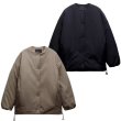 画像6: Women's Round neck cotton down jacket　ノーカラーラウンドネックコットンダウンジャケットコート (6)