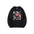 画像5: Pop Happy graffiti print Long Sleeve pullover trainer ユニセックス 男女兼用ポップグラフィックプリントプルオーバートレーナー (5)