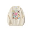 画像2: Pop Happy graffiti print Long Sleeve pullover trainer ユニセックス 男女兼用ポップグラフィックプリントプルオーバートレーナー (2)