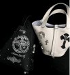 画像3: Metal Cross & Cross Paint Bucket Leather Tote Bag　メタルクロス＆クロスペイントバケットレザートートバッグ (3)