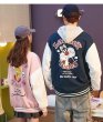 画像3: Looney tunes Tweety Sylvester Cats Stadium jacket BASEBALL JACKET baseball uniform jacket blouson  ユニセックス 男女兼用 ペア ルーニー・テューンズ トゥイーティー & シルベスター・キャット スタジアムジャンパー スタジャン MA-1 ボンバー ジャケット ブルゾン (3)