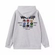 画像5: WASSUP Hip Hop Boy Print Hoodie  ユニセックス 男女兼用 WASSUPヒップホップボーイプリント フーデパーカー (5)