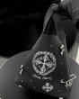 画像5: Metal Cross & Cross Paint Bucket Leather Tote Bag　メタルクロス＆クロスペイントバケットレザートートバッグ (5)