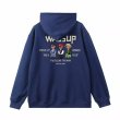 画像1: WASSUP Hip Hop Boy Print Hoodie  ユニセックス 男女兼用 WASSUPヒップホップボーイプリント フーデパーカー (1)