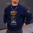 画像4: Glass Bear Print Hoodies & Sweatshirts　サングラスベアプリントフーディーパーカー ＆スウェット男女兼用 ユニセックス (4)