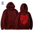 画像9: MORE SELF LOVE back logo Hoodie Sweat Hoody Sweatshirts 　MORE SELF LOVEバックロゴフーディーパーカー 男女兼用 ユニセックス (9)