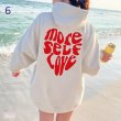 画像7: MORE SELF LOVE back logo Hoodie Sweat Hoody Sweatshirts 　MORE SELF LOVEバックロゴフーディーパーカー 男女兼用 ユニセックス (7)