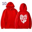 画像11: MORE SELF LOVE back logo Hoodie Sweat Hoody Sweatshirts 　MORE SELF LOVEバックロゴフーディーパーカー 男女兼用 ユニセックス (11)