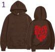 画像2: MORE SELF LOVE back logo Hoodie Sweat Hoody Sweatshirts 　MORE SELF LOVEバックロゴフーディーパーカー 男女兼用 ユニセックス (2)