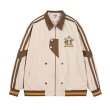 画像2: 3 MODE SISTER Vintage Snoopy corduroy embroidery jacket embroidery baseball uniform jacket blouson ユニセックス 男女兼用 ヴィンテージ 古着風 スヌーピー コーデュロイ 刺繍 ジャケット スタジアムジャンパー スタジャン ジャケットブルゾン (2)