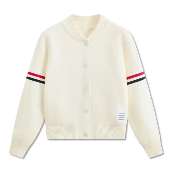 画像1: Round Neck College TB Style Cardigan Jacket coat　 ユニセックス 男女兼用 ラウンドネックカレッジTBスタイルカーディガン ジャケットコートトップス (1)