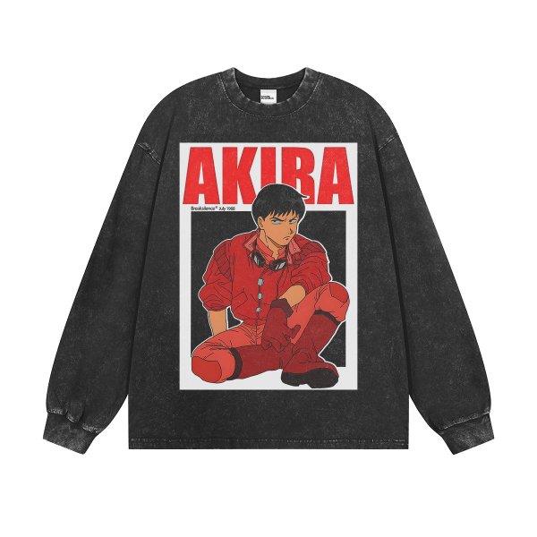 画像1: Unisex Vintage Design AKIRA Long Sleeve T-shirt  男女兼用 ユニセックス ヴィンテージ デザイン アキラ 長袖Tシャツ 2 (1)