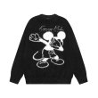 画像1: Mickey mohair oversided hi neck sweater knitt ユニセックス 男女兼用 ミッキー ミッキーマウス モヘアニット オーバーサイズ ハイネック セーター (1)