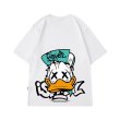 画像2: Unisex Art Donald Duck Back Print T-shirt  男女兼用 ユニセックス アート系 ドナルドダック バックプリント半袖Tシャツ (2)