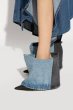 画像6: BLUE DENIM FOLDED HEELED ANKLE BOOTS デニム ジーンズ  フォールデッド ブーツ 切り替え アンクル ブーツ (6)