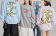 画像8: NELY Puppy & Alphabet Logo Round Neck Sweatshirt　 ユニセックス 男女兼用 パピー＆アルファベットロゴ プリント スウェットシャツ トレーナー  (8)