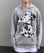 画像6: Dalmatian Dog Woven Micro Fleece Hoodie　 男女兼用 ユニセックスダルメシアンドッグ編み込みマイクロフリース フーディパーカー (6)