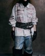 画像5: Washed graffiti print denim G-jacket jacket blouson ユニセックス 男女兼用ウォッシュデニムグラフィティプリントジャケットGジャン ブルゾン (5)