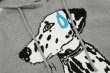 画像9: Dalmatian Dog Woven Micro Fleece Hoodie　 男女兼用 ユニセックスダルメシアンドッグ編み込みマイクロフリース フーディパーカー (9)