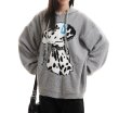 画像8: Dalmatian Dog Woven Micro Fleece Hoodie　 男女兼用 ユニセックスダルメシアンドッグ編み込みマイクロフリース フーディパーカー (8)