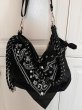 画像5: Bandana Paisley Crossbody Tote Shoulder Rope Bag　ペイズリーバンダナ柄トートショルダークロスボディロープバッグ (5)