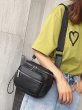 画像6: Chain x Plump Square Mini Crossbody Pochette  Shoulder  Bag　レザーチェーン×変形スクエアミニ クロスボディ斜め掛けポシェットショルダーバッグ (6)