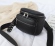 画像3: Chain x Plump Square Mini Crossbody Pochette  Shoulder  Bag　レザーチェーン×変形スクエアミニ クロスボディ斜め掛けポシェットショルダーバッグ (3)