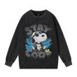 画像1: Unisez Vintage STAY COOL Snoopy pullover ユニセックス 男女兼用  STAY COOL スヌーピー スウェット トレーナー (1)