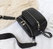 画像4: Chain x Plump Square Mini Crossbody Pochette  Shoulder  Bag　レザーチェーン×変形スクエアミニ クロスボディ斜め掛けポシェットショルダーバッグ (4)