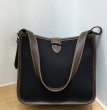 画像4: Square Canvas Contrast Color Portable Tote Shoulder Bag スクウェアキャンバスコントラストカラーポータブルトートショルダーバッグ (4)