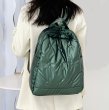 画像7: Quilted down large capacity backpack tote shoulder  bag キルティングダウンラージキャパシティー バックパック　リュックトートショルダーバッグ　 (7)