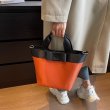 画像11: Color matching ribbon tote shoulder crossbody bag カラーマッチングリボンボウ付きトートショルダークロスボディーバッグ　エコショッピング (11)