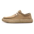 画像1: Men's Soft sole leather lace-up desert boots slip-on　ユニセックス男女兼用 レザーソフトソールレザーレースアップデザートブーツスリッポン　スニーカー (1)