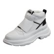 画像2: Men's Chunky platform leather high-top sneakers ユニセックス男女兼用 レザー厚底プラットフォームハイカットスニーカー (2)